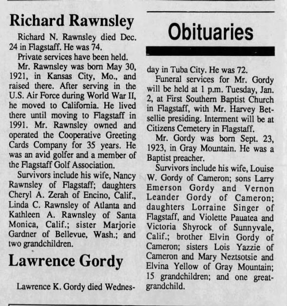 Lawrence Gordy Obit